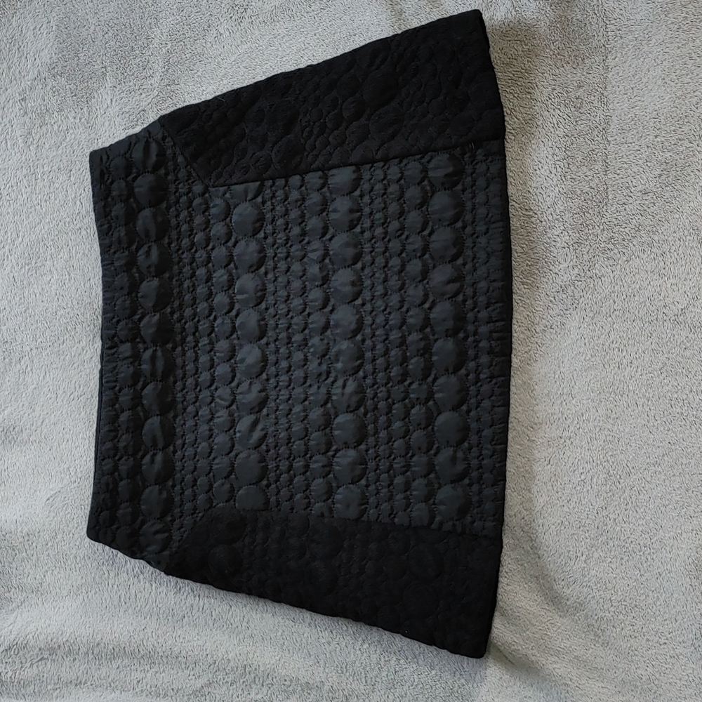 Black textured Topshop skirt